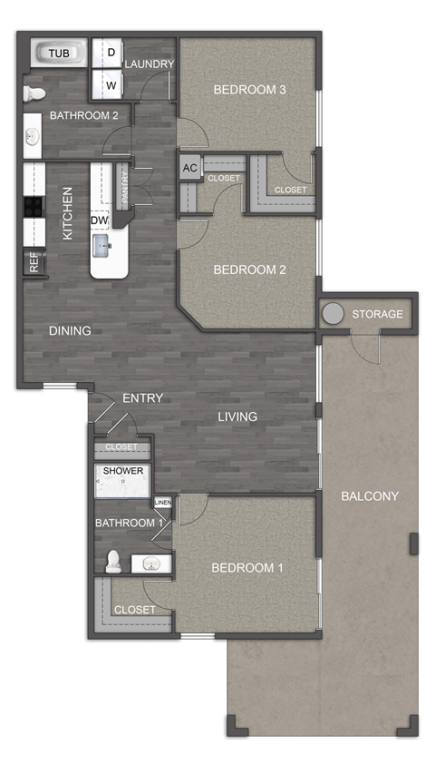 a floor plan of the edison at frisco